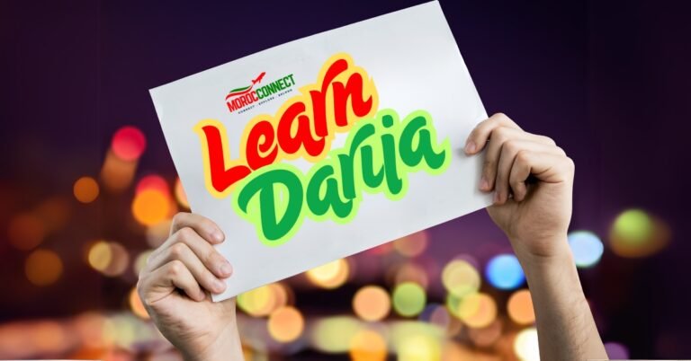 Learn Darija Now: Your Quick Guide to Essential Phrases 1 MorocConnect Learn Moroccan Arabic Darija
