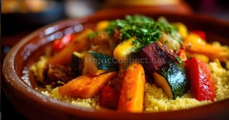 Authentic Moroccan Couscous with Lamb 1 MorocConnect Authentic Moroccan Couscous with Lamb